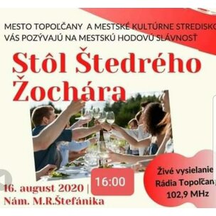 Mestská hodová slávnosť - Stôl Štedrého Žochára