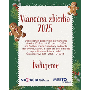 Vianočná zbierka 2025